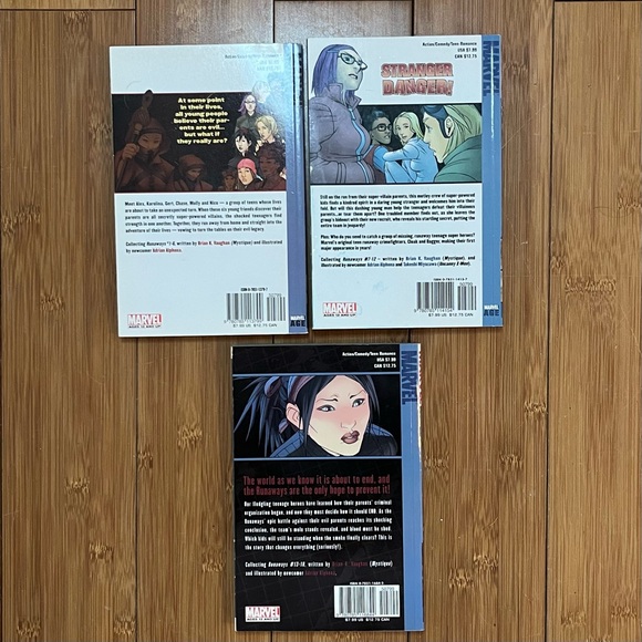 Marvel Runaways Series 3 Books Pride & Joy / Good Die Young / Teenage Wasteland - Picture 2 of 2